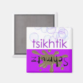 Schone Vuile Vaatwasser Magneet - Jiddisch (Voorkant / Achterkant)