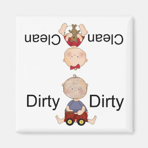 schone vuile wasmachine magneet