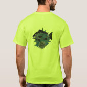 Schone waters Hogfish & Snapper op Blue Seaweed T-shirt (Achterkant)