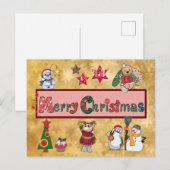 Schöne Weihnachten Feestdagenkaart (Voorkant / Achterkant)