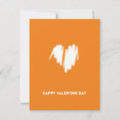 Schone, witte, zakelijke QR-code hartslag Feestdagenkaart (Voorkant)