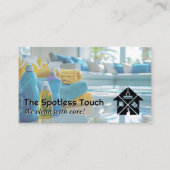 Schone woonkamer | Huishoudpictogrammen Visitekaartje (Voorkant)