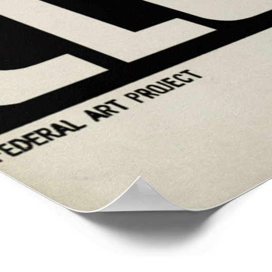 Schone WPA-videoband uit 1938 behouden Poster (Hoek)