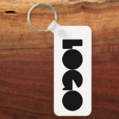 Schone Zaken Logo & QR Code, Bedrijf Horizontaal Sleutelhanger (Voorkant)