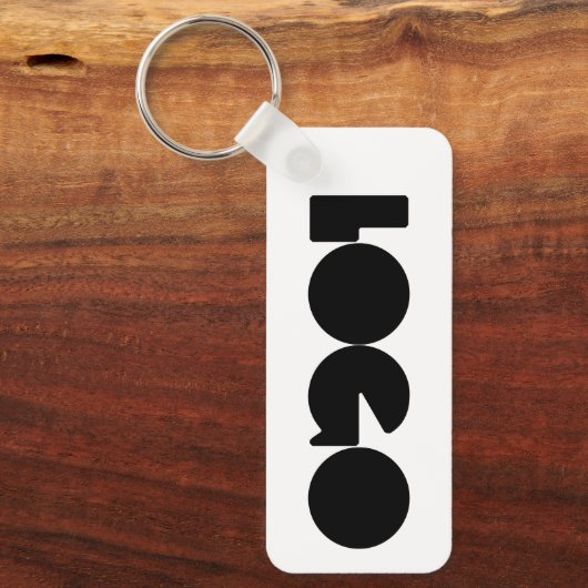 Schone Zaken Logo & QR Code, Bedrijf Horizontaal Sleutelhanger (Voorkant)