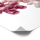 Schone Zilveren DRIE ROZE TEDDYBEREN Print (Hoek)