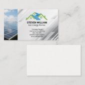 schone zonne-energie | elektriciteitsnet visitekaartje (Voorkant / Achterkant)