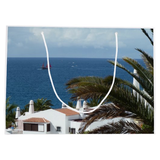 Schöner Meerblick Groot Cadeauzakje (Achterkant)