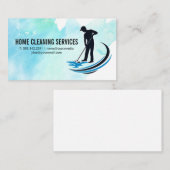 schonere dweilvloer visitekaartje (Voorkant / Achterkant)