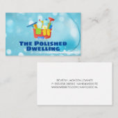 schonere gereedschapsuitrusting | dienstmeisje visitekaartje (Voorkant / Achterkant)