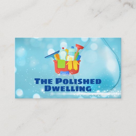 schonere gereedschapsuitrusting | dienstmeisje visitekaartje (Voorkant)