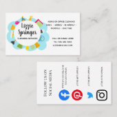 schonere schoonmaakbedrijven sociale media visitekaartje (Voorkant / Achterkant)