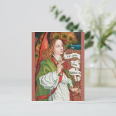 Schongauer Annunciation angel CC1182 Orlier altar Briefkaart (Staand voorkant)