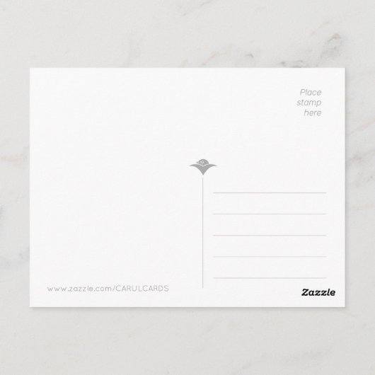 Schongauer Annunciation angel CC1184 Orlier altar Briefkaart (Achterkant)