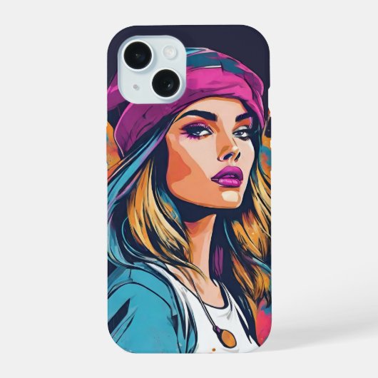 Schönheit in Farbe iPhone 15 Case (Achterkant)