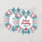 Schöni Fäschttäg, Zwitserse kerstgroet Feestdagenkaart (Voorkant / Achterkant)