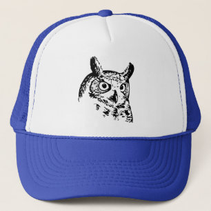 schonuil, schattige uil, grappige uil, baby uil, s trucker pet