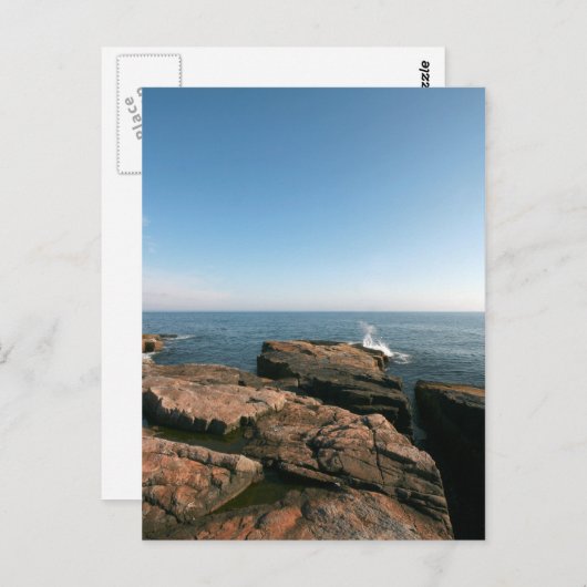 Schoodic Point Briefkaart (Voorkant / Achterkant)