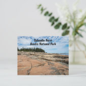 Schoodic Point in Acadia National Park in Maine Briefkaart (Staand voorkant)