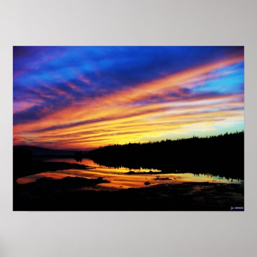 Schoodic Sunset Poster (Voorkant)