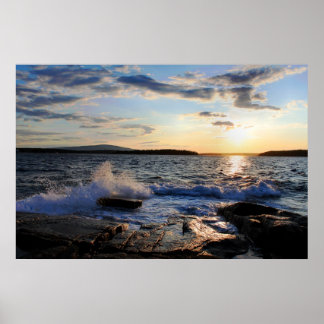 Schoodic Sunset Poster