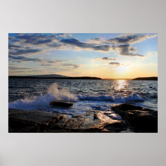 Schoodic Sunset Poster (Voorkant)