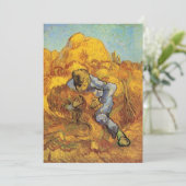 Schoofbinder (naar Millet) door Vincent van Gogh (Staand voorkant)