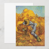 Schoofbinder (naar Millet) door Vincent van Gogh (Voorkant / Achterkant)