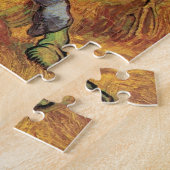 Schoofbinder (naar Millet) door Vincent van Gogh Legpuzzel (Zijkant)
