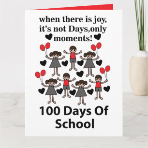 School 100 dagen school kaart