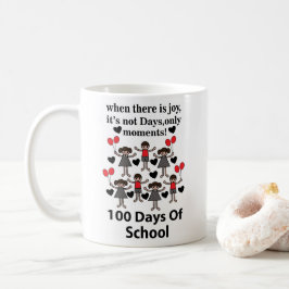 School 100 dagen school koffiemok