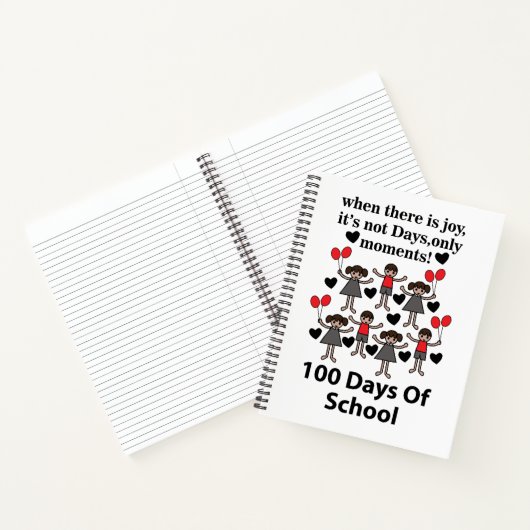 School 100 dagen school notitieboek (Binnen)