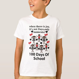 School 100 dagen school t-shirt