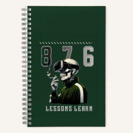 School 876 LESSONS LEARN Spiral Notebook Notitieboek
