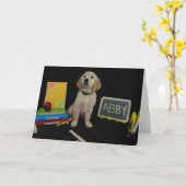 School Abby Kaart (Gele Bloem)