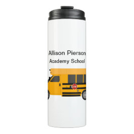 School Academy University Bus Thermal Tumbler Thermosbeker