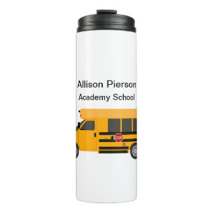 School Academy University Bus Thermal Tumbler Thermosbeker