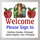 School Administration/Sign In Poster - SRF (Voorkant)