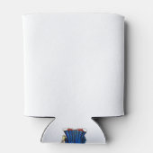 School Afstuderen Blue Pet Gown Diploma Afstuderen Blikjeskoeler (Achterkant)