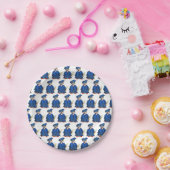 School Afstuderen Blue Pet Gown Diploma Afstuderen Papieren Bordje (Feest)