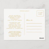 School Afstuderen Dank u Foto Lijst Briefkaart (Achterkant)