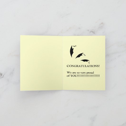 SCHOOL AFSTUDEREN KAART AFSTUDEREN ALLEMAAL VOLWAS (Binnen)