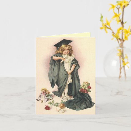 SCHOOL AFSTUDEREN KAART AFSTUDEREN ALLEMAAL VOLWAS (Gele Bloem)