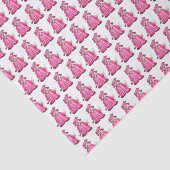 School Afstuderen Roze Pet Gown Diploma Afstuderen Tissuepapier (Detail)