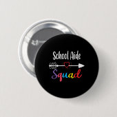 School Aide Squad Fun CK naar school leraar benodi Ronde Button 5,7 Cm (Voorkant /achterkant)