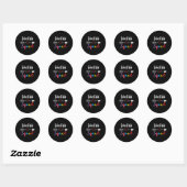 School Aide Squad Leuk Terug Naar School Leraar Be Ronde Sticker (Vel)
