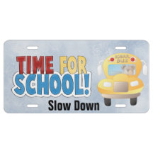 #School Aluminium licence bord