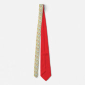 School Art Teacher Pattern Necktie Tie Stropdas (Achterkant)