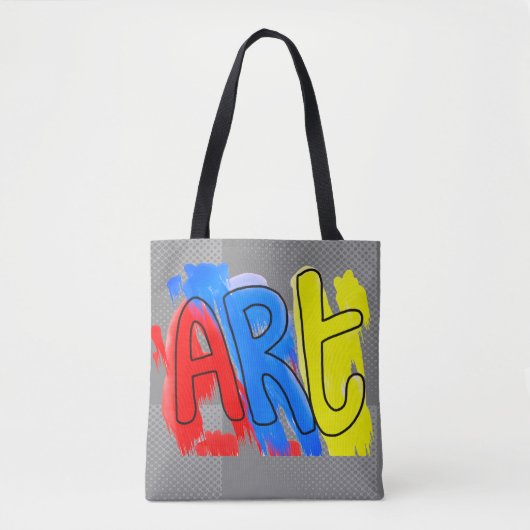 School Art Teacher Student Canvas tas (Voorkant)