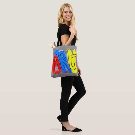 School Art Teacher Student Canvas tas (Op model)